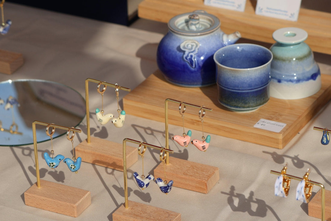 From Porcelain Passion to Unique Enamel - EenPorcelain-Enamel Painted Jewelry