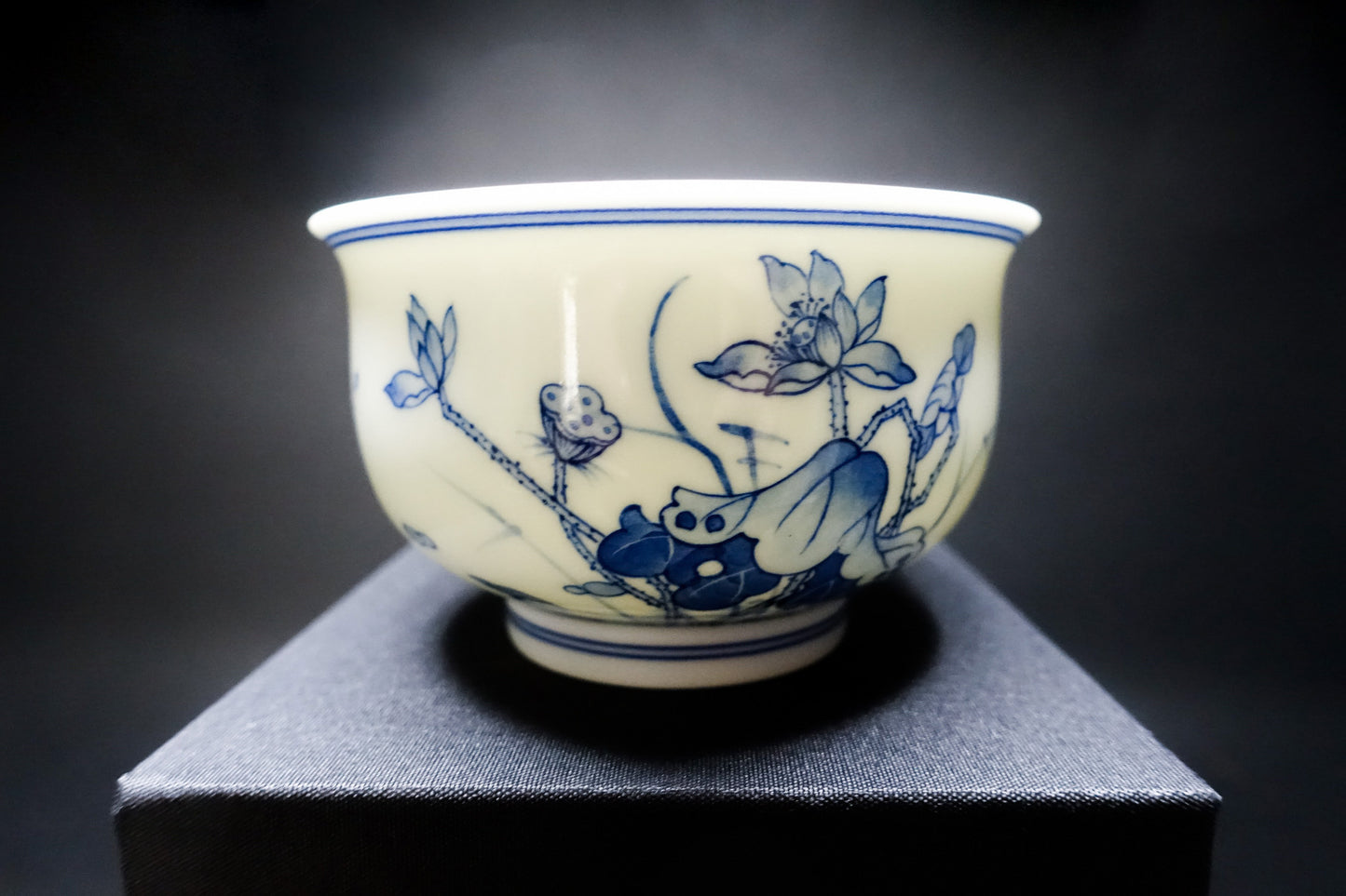 Hand-Painted Goldfish and Lotus Cup - Exclusive Customization from Jingdezhen