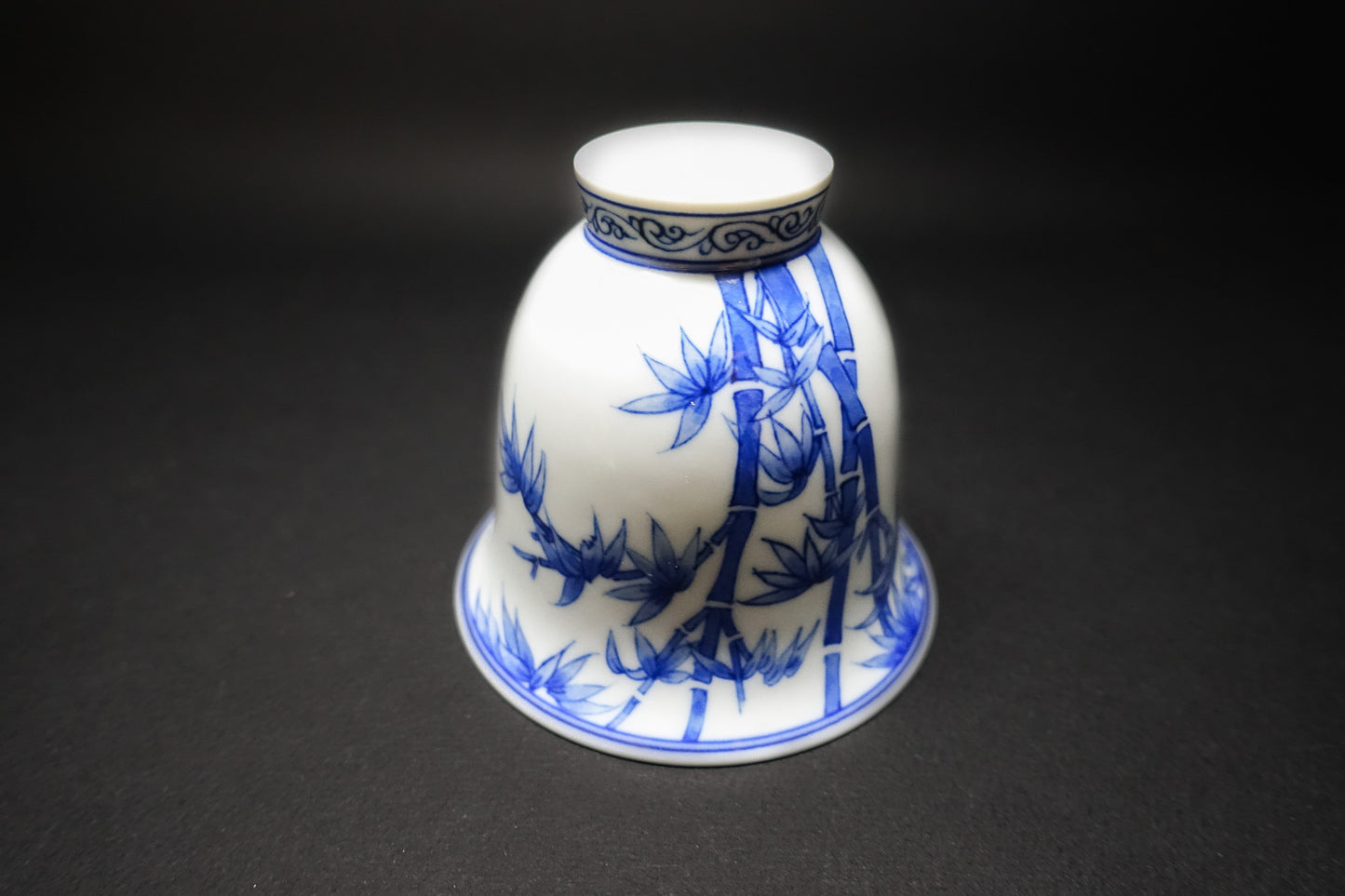 Hand-Painted Bamboo Bell-Shaped Tea Cup - Exclusive Customization from Jingdezhen