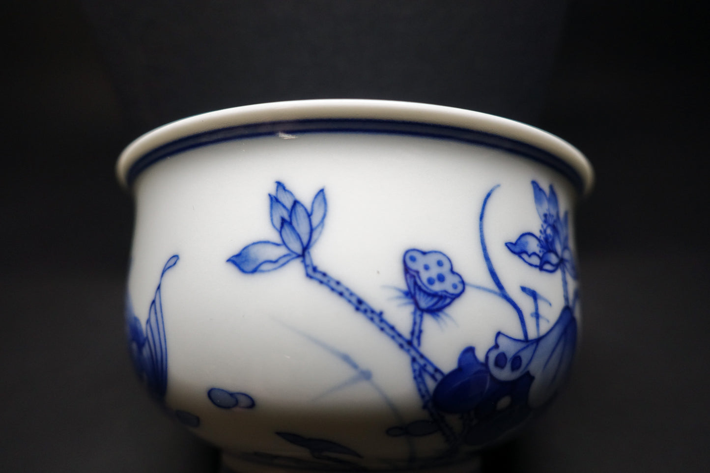 Hand-Painted Goldfish and Lotus Cup - Exclusive Customization from Jingdezhen