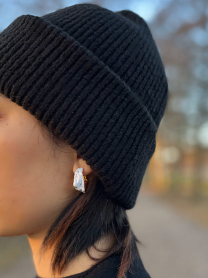 Stellar Tide Earrings - Hand-painted Enamel (2 Color Options)