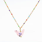 Bird - Shaped Porcelain beads – Handmade Necklace (4 colors options) - EenPorcelain