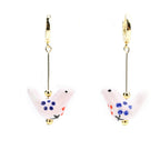 Bird - Shaped Porcelain Studs – Handmade Earrings Art (3 colors options) - EenPorcelain