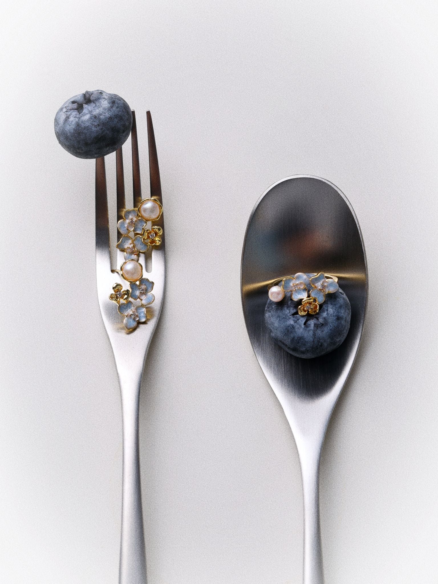 Flora Small Flower ketting - parel