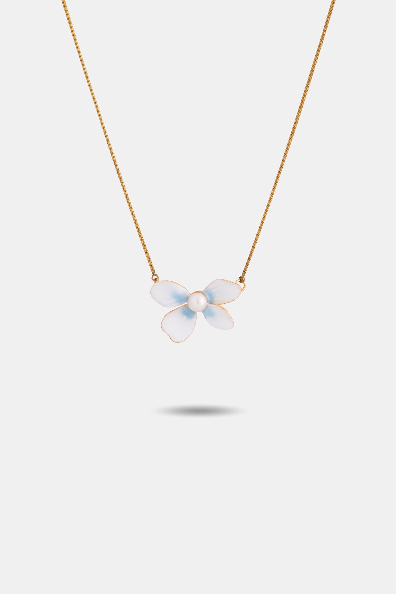 Bloom bloemenketting - parel
