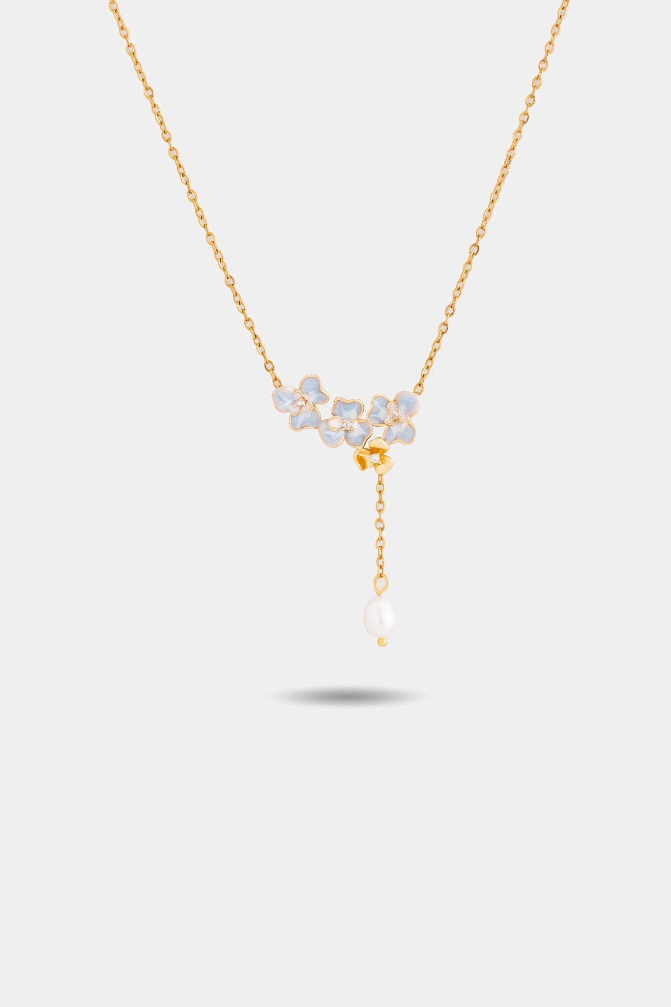 Flora Small Flower ketting - parel