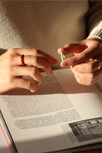 Flora Enamel - Colorful Ring - EenPorcelain