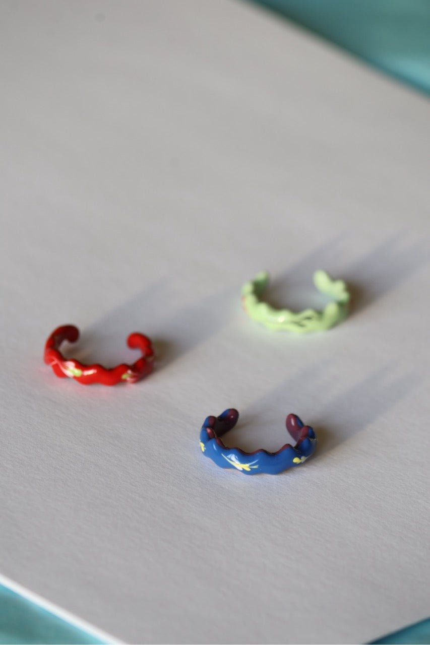 Flora Enamel - Colorful Ring - EenPorcelain