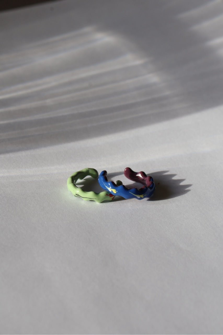 Flora Enamel - Colorful Ring - EenPorcelain