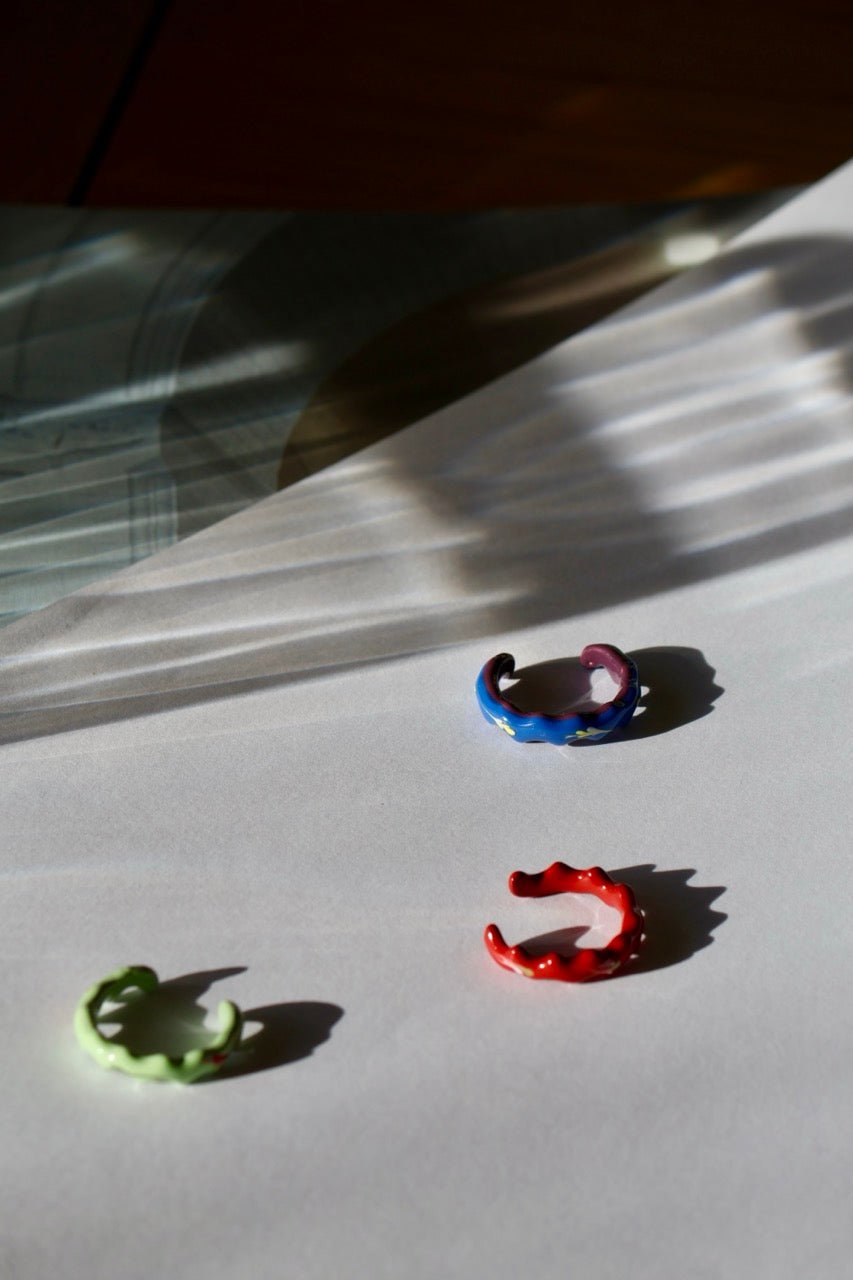 Flora Enamel - Colorful Ring - EenPorcelain