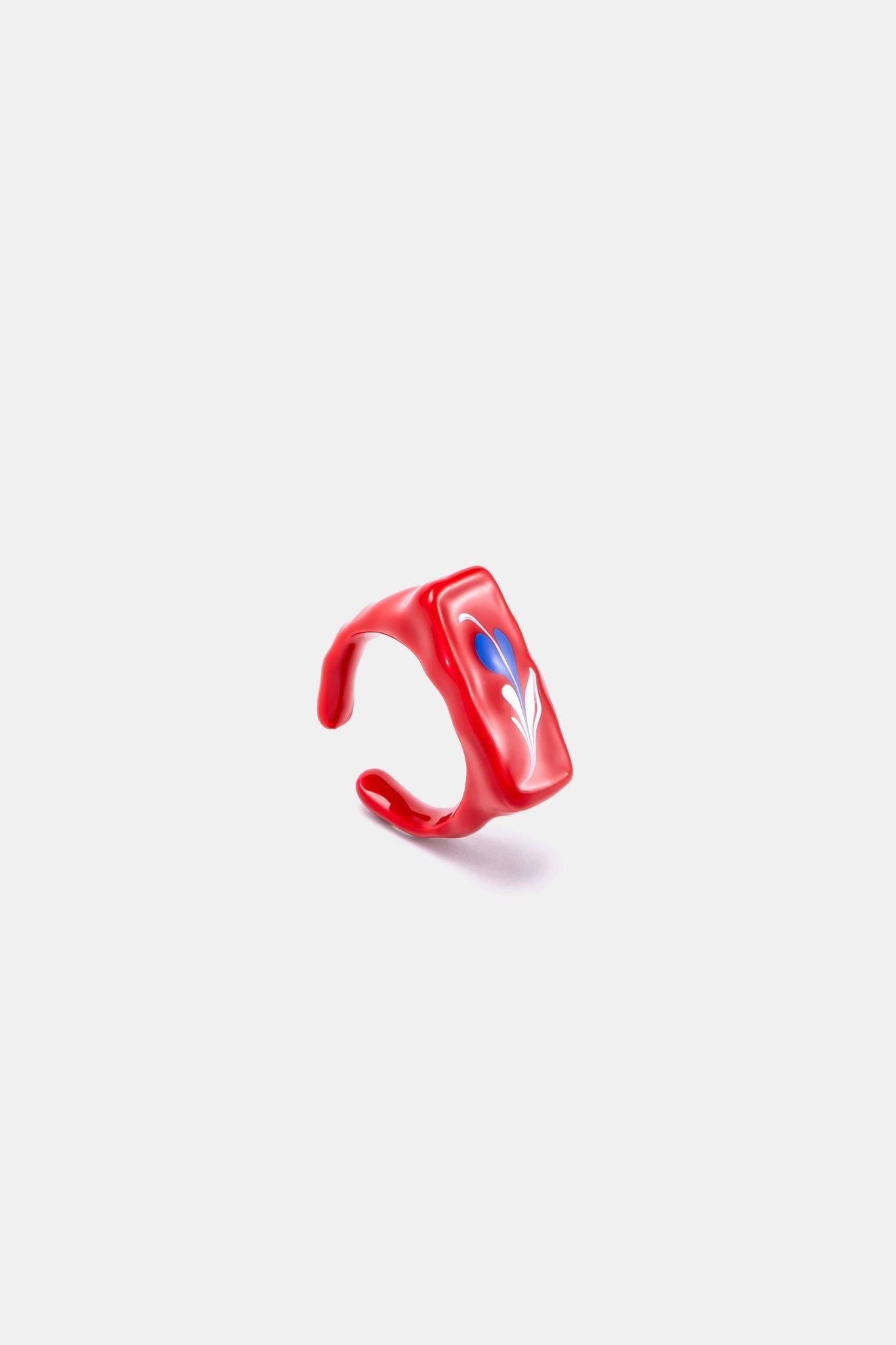 Flora Enamel - Colorful Ring - Stack Design - EenPorcelain