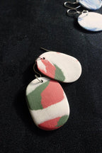 copy-of-handmade-original-ceramic-shard-earrings-blue-orange, EenPorcelain 