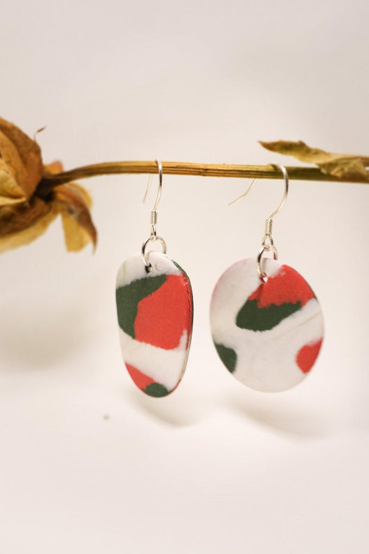 copy-of-handmade-original-ceramic-shard-earrings-blue-orange, EenPorcelain 