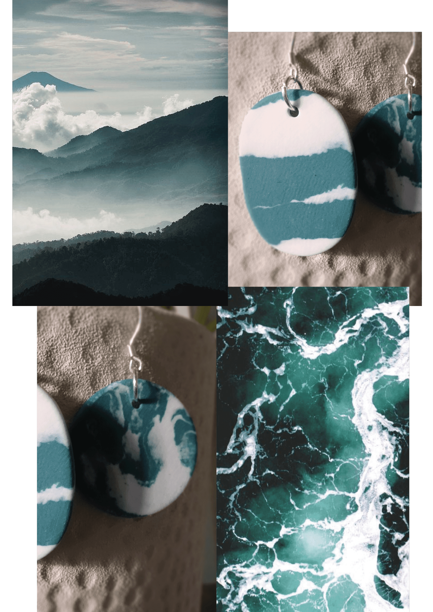 handmade-original-ceramic-shard-earrings, EenPorcelain 