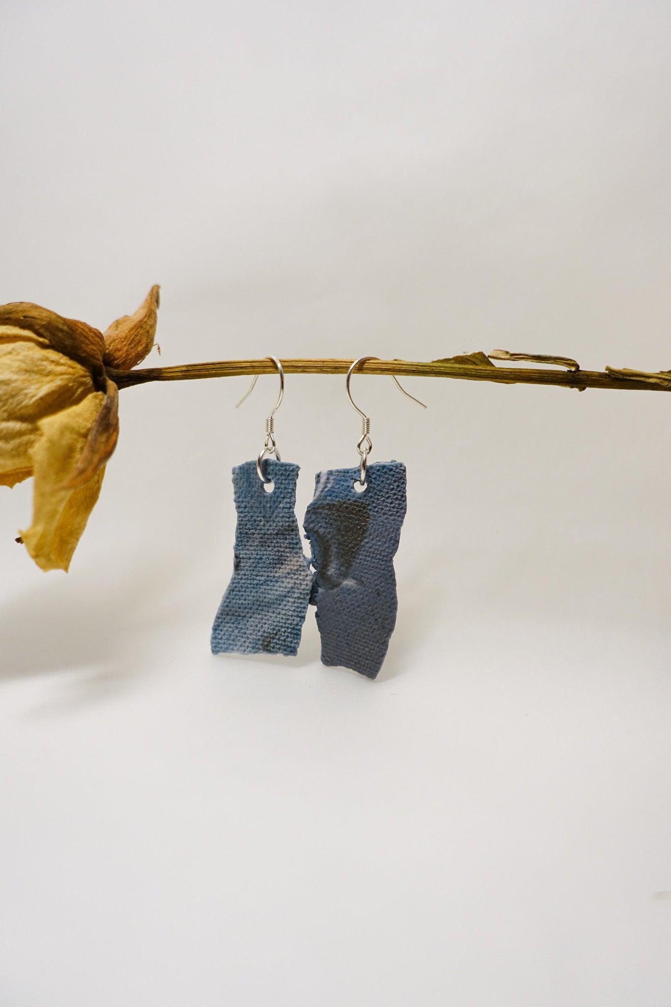 copy-of-handmade-original-ceramic-shard-earrings-cyan-yellow, EenPorcelain 