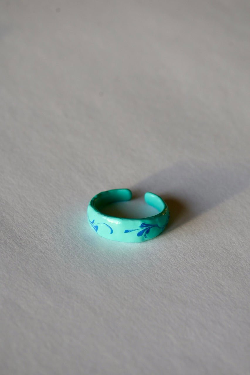 Smoke Enamel - Colorful Ring - EenPorcelain