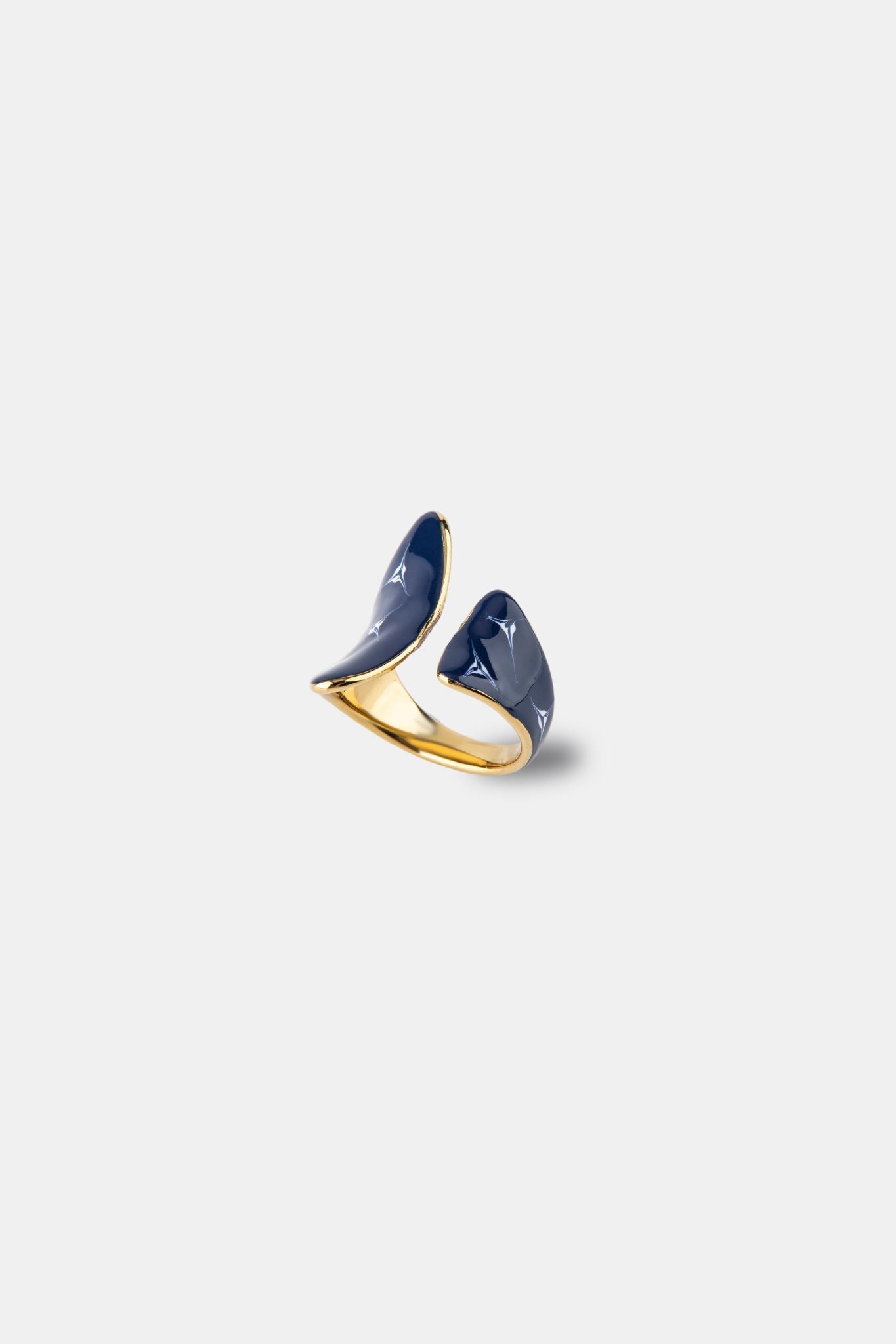 Stellar Inkflow Lux Ring - Wide Open Design - EenPorcelain