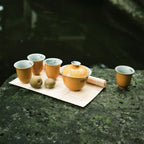 traditional-chinese-yellow-glazed-tea-cup-x2-4-pattern-options, EenPorcelain 